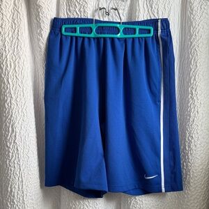 Blue Nike  Athletic Shorts with Logo